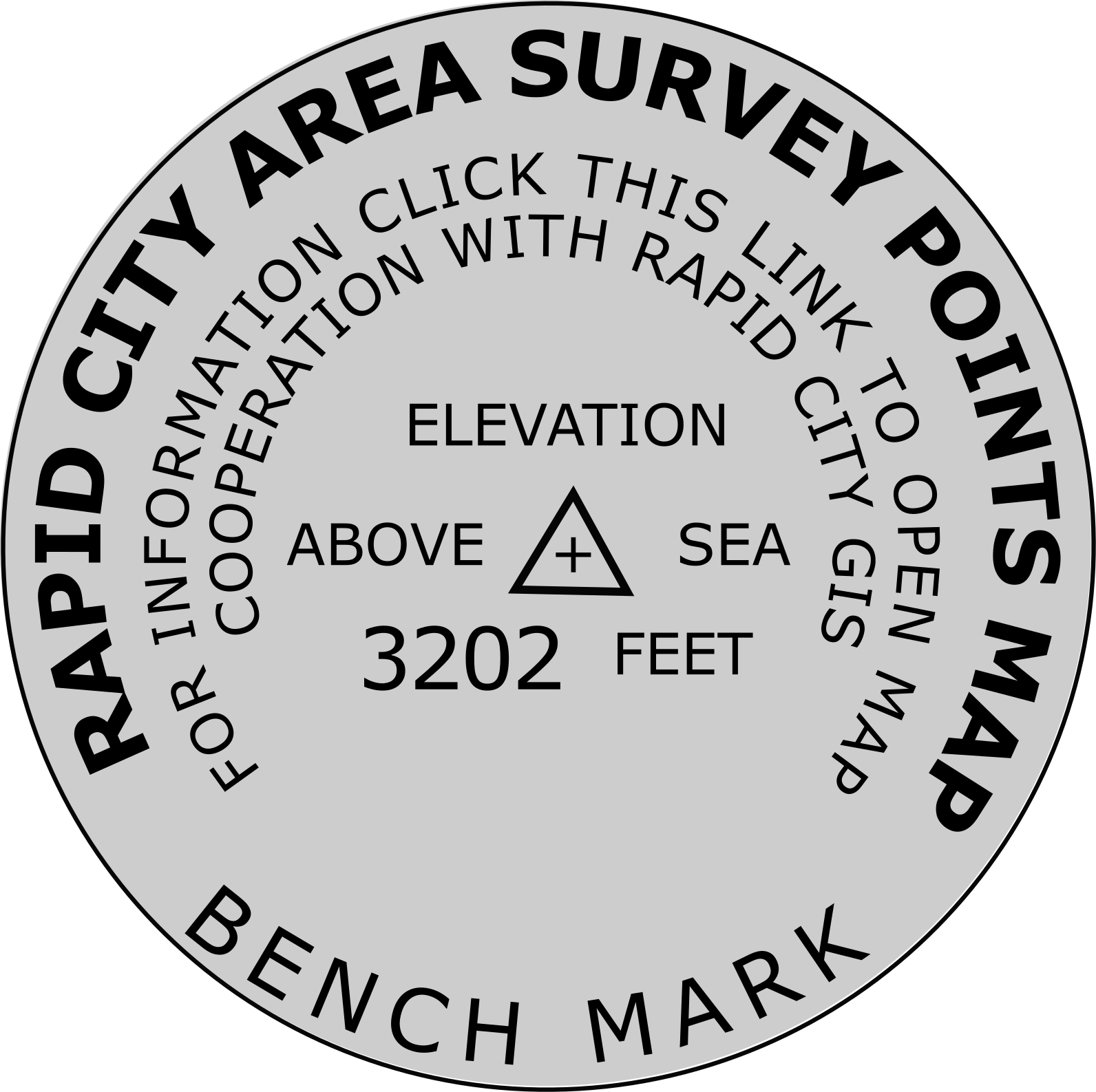Launch survey points and data grids map application